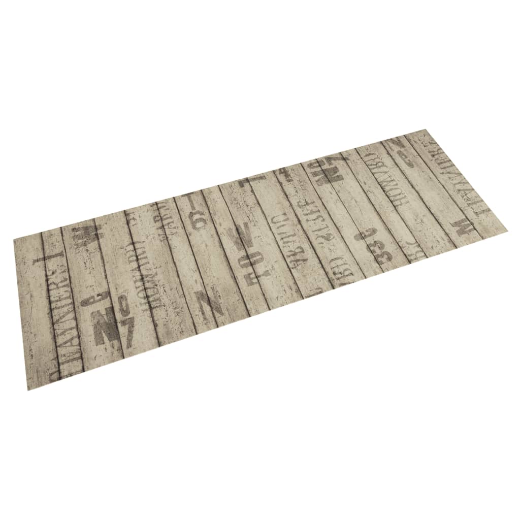 Vidaxl Cuisine Mat Washable Fence Print 60x180 cm Velvet