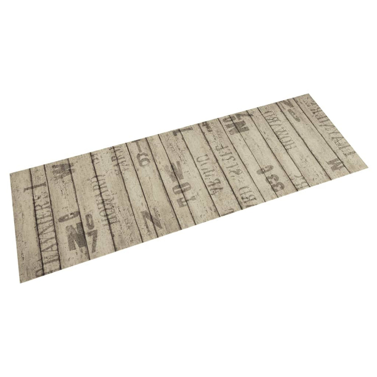 Vidaxl Cuisine Mat Washable Fence Print 60x180 cm Velvet