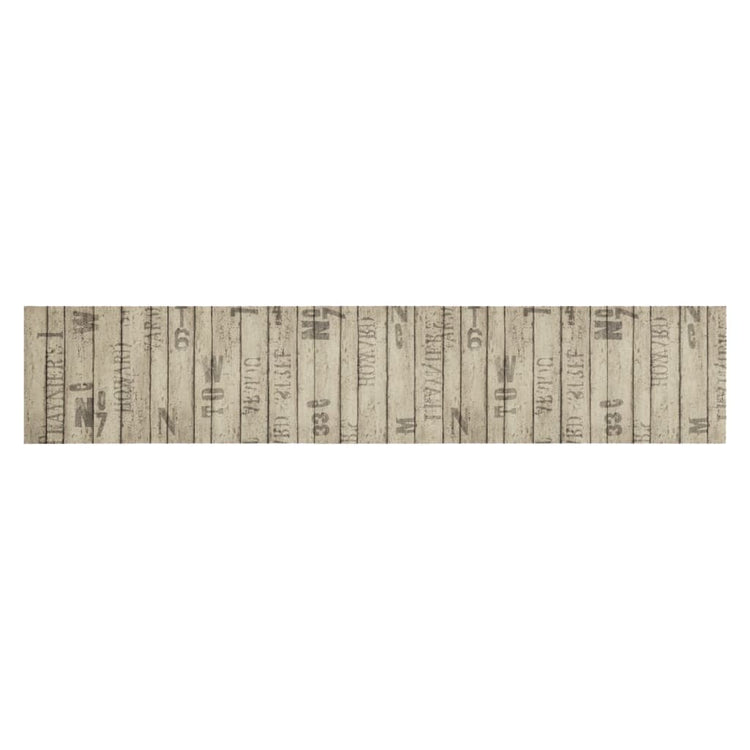 Vidaxl Cuisine Mat Wasinable Fence Print 60x300 cm Velvet