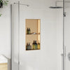 Niche de douche Vidaxx 32x62x9 cm acier inoxydable brossé doré