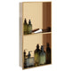 Niche de douche Vidaxx 32x62x9 cm acier inoxydable brossé doré