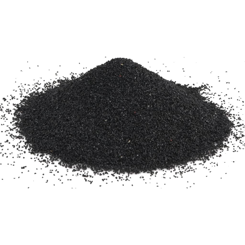 Vidaxx sable d'aquarium 10 kg 0,2-2 mm noir
