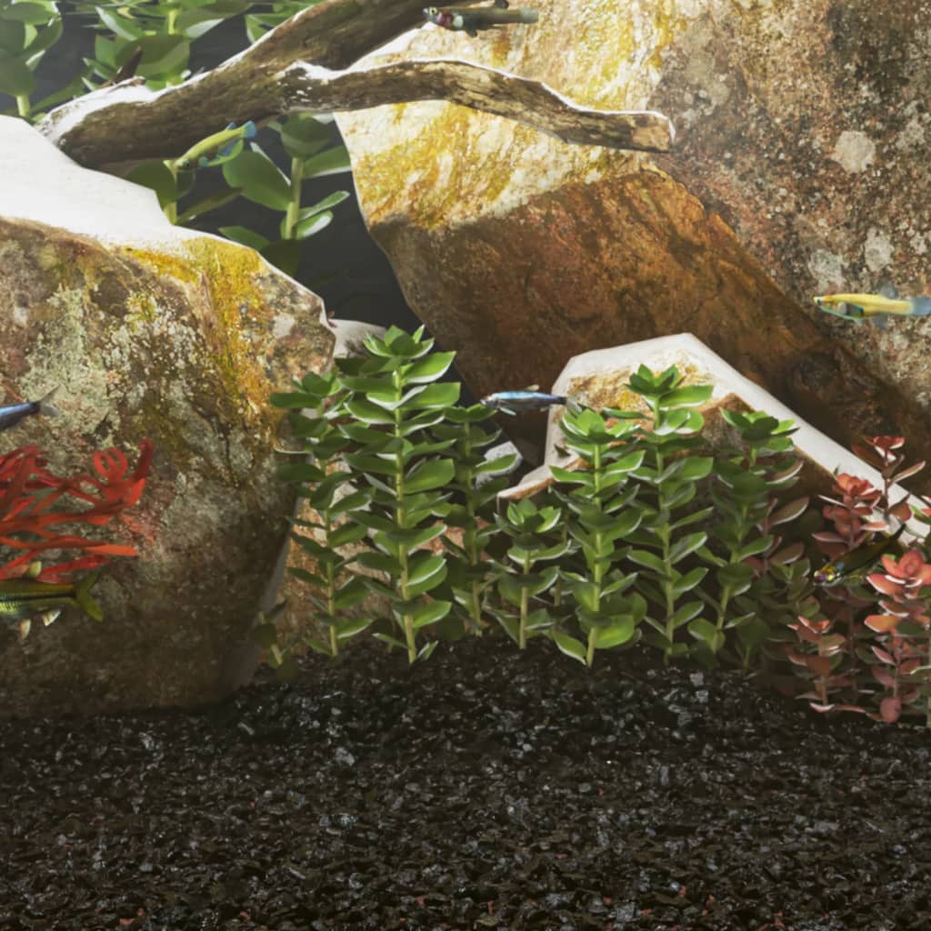 Vidaxx sable d'aquarium 10 kg 0,2-2 mm noir