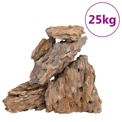 Vidaxl Dragon Stones Couleur mixte 25 kg 10-30 cm