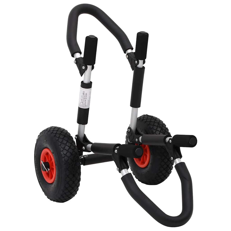 Vidaxl sup trolley pour planche de surf pliable 45 kg aluminium