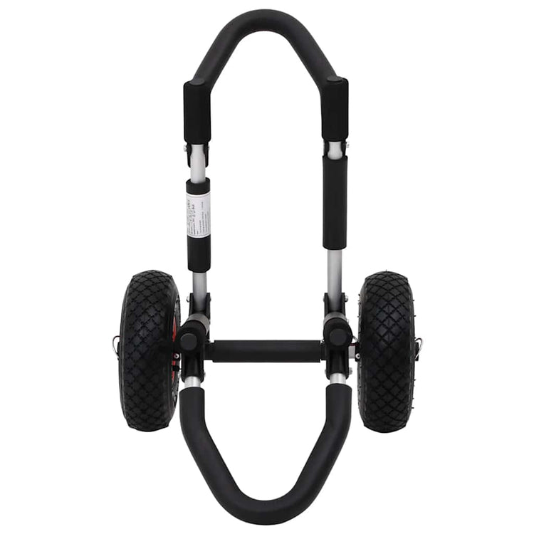 Vidaxl sup trolley pour planche de surf pliable 45 kg aluminium