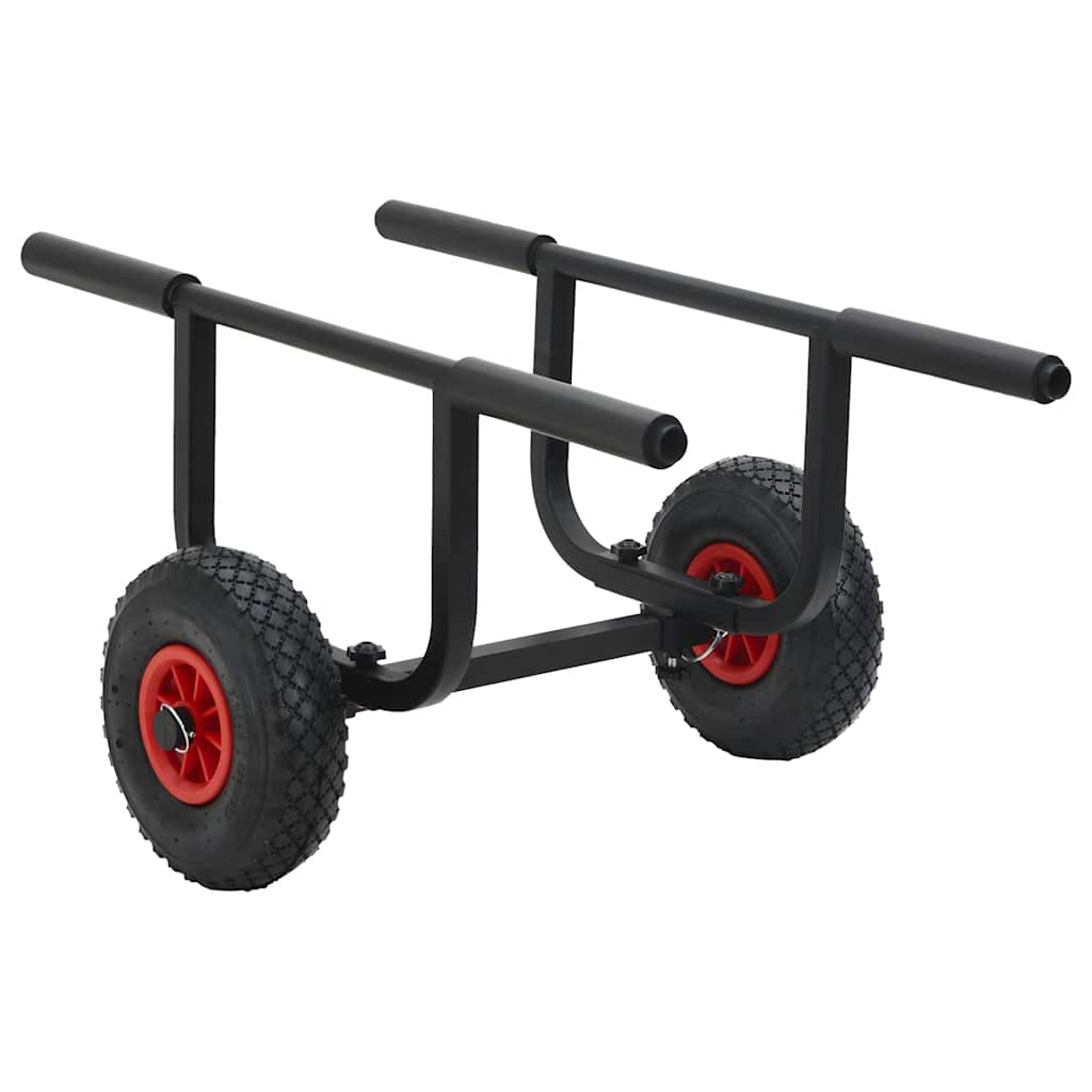 Chariot à kayak VidaXL 90 kg aluminium