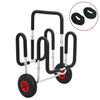 Vidaxl sup chariot pour planche de surf 45 kg aluminium