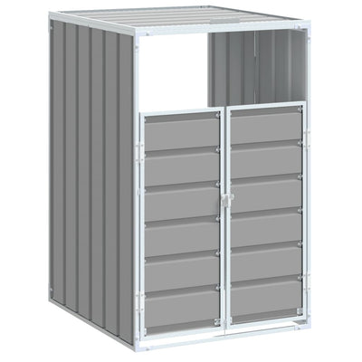 Stockage de conteneur Vidaxl pour 1 conteneur 72x81x115 cm en acier gris