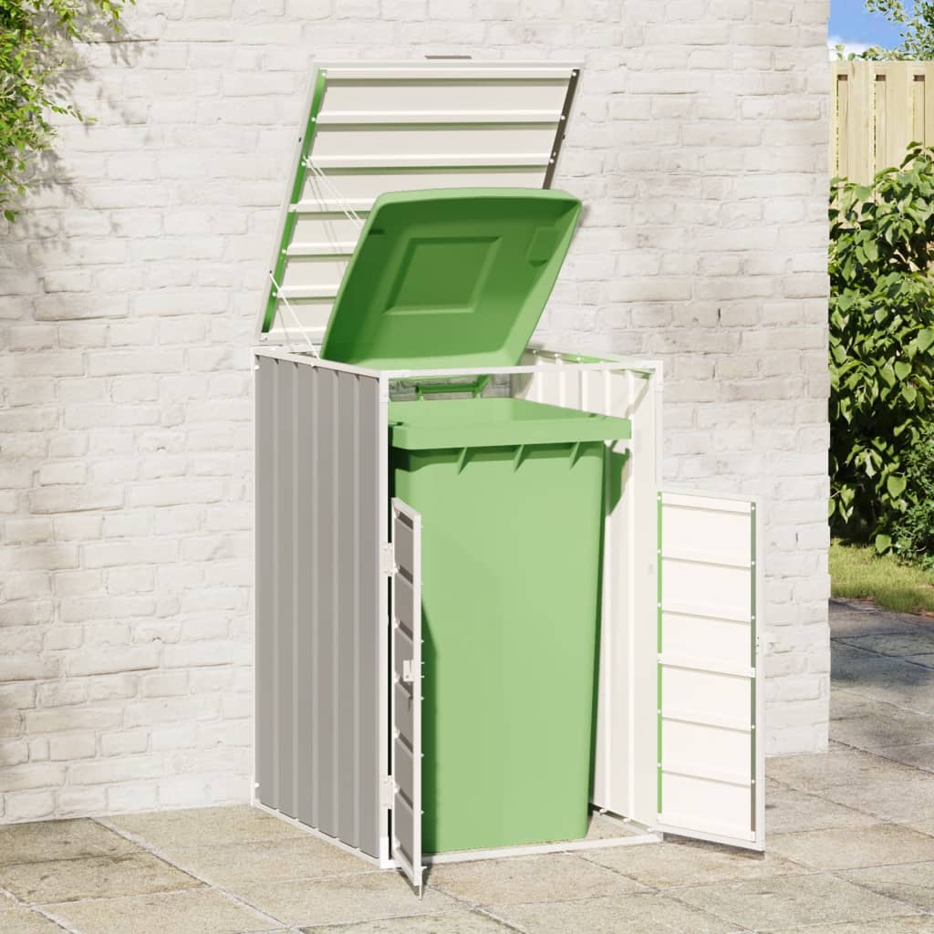 Stockage de conteneur Vidaxl pour 1 conteneur 72x81x115 cm en acier gris