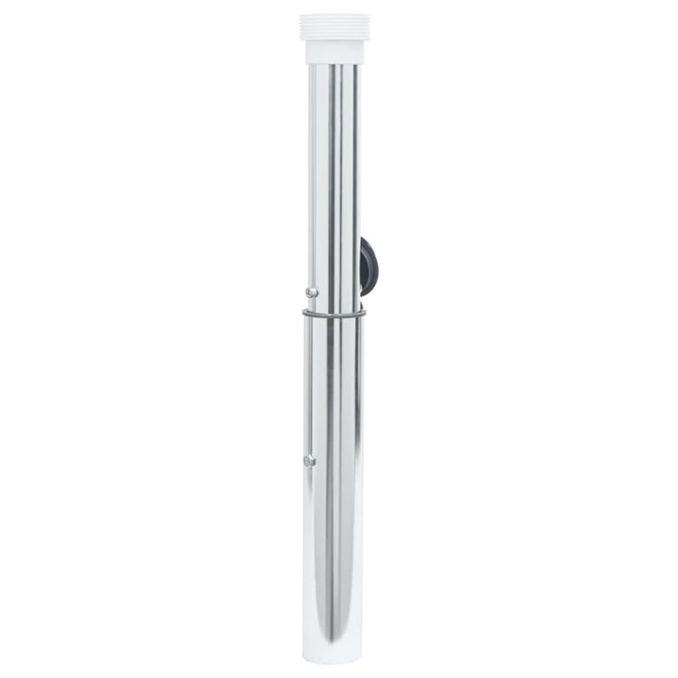 Vidaxl Parasol Foot pour terre pour 40 à 50 mm Stick Aluminium Silver