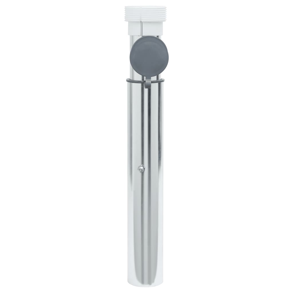 Vidaxl Parasol Foot pour terre pour 40 à 50 mm Stick Aluminium Silver