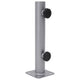 Pied de parasol Vidaxx pour mât ø32 34 38 mm acier argenté