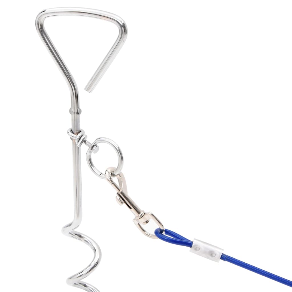 Vidaxl Dog Line avec stylo terrestre 3 m