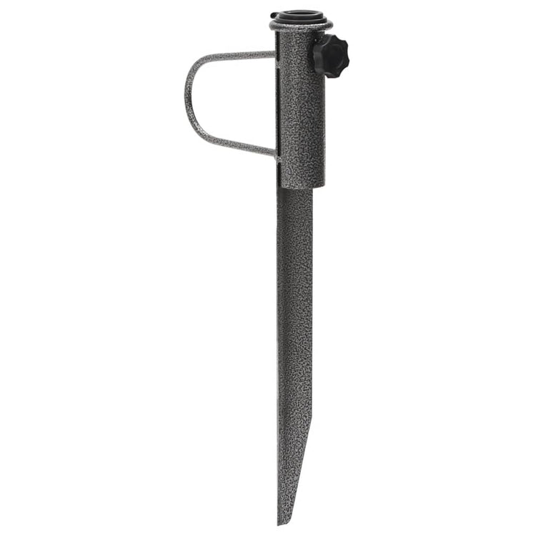 Vidaxl Parasol Stands avec stylos 2 ST 19x42 cm en acier galvanisé