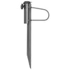Vidaxl Parasol Stands avec stylos 2 ST 19x42 cm en acier galvanisé