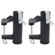 Pinces de parasol Vidaxl pour balcon 2 ST 25-38 mm en acier