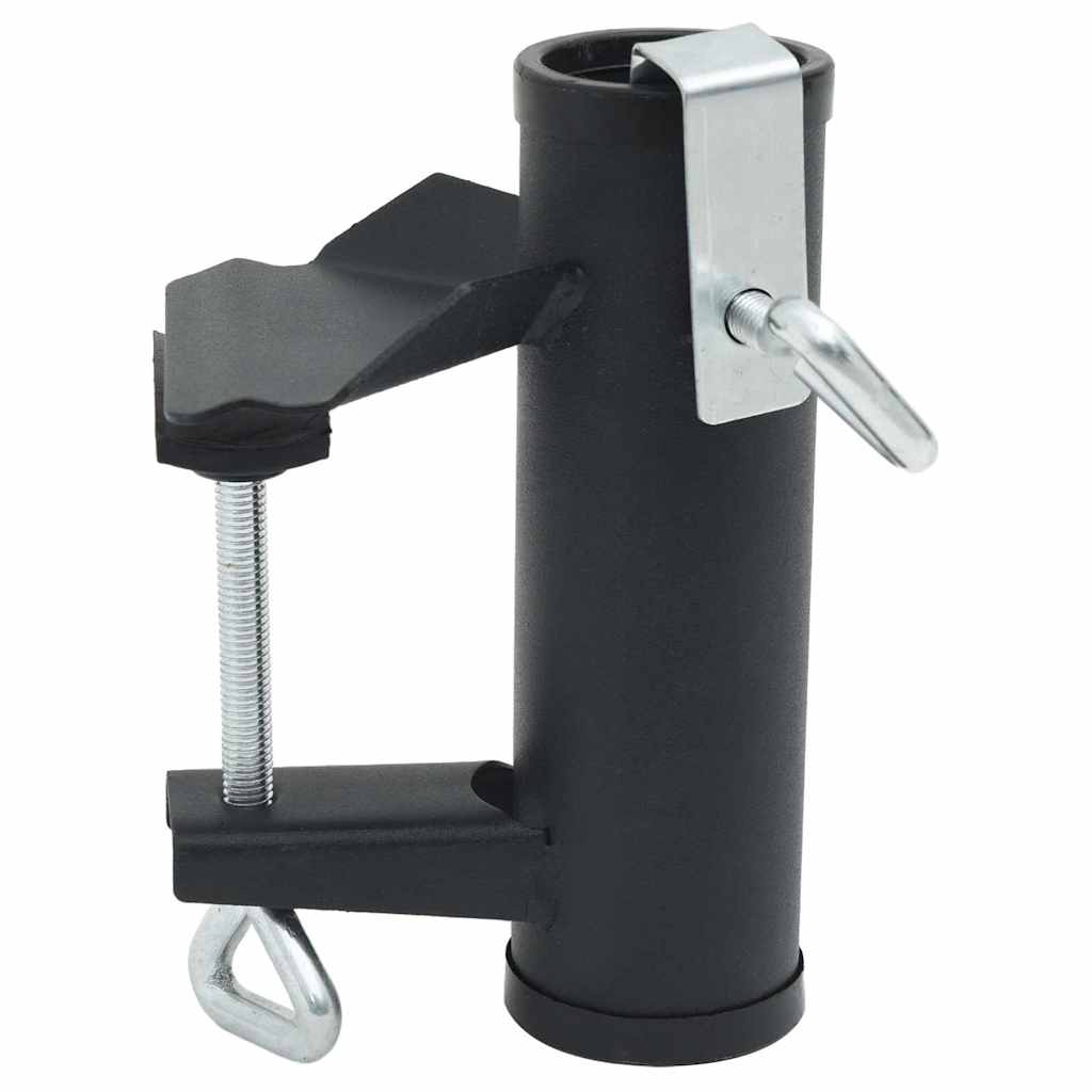 Pinces de parasol Vidaxl pour balcon 2 ST 25-38 mm en acier