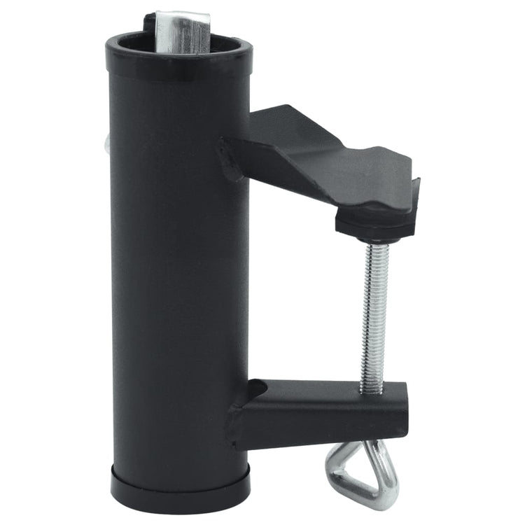 Pinces de parasol Vidaxl pour balcon 2 ST 25-38 mm en acier