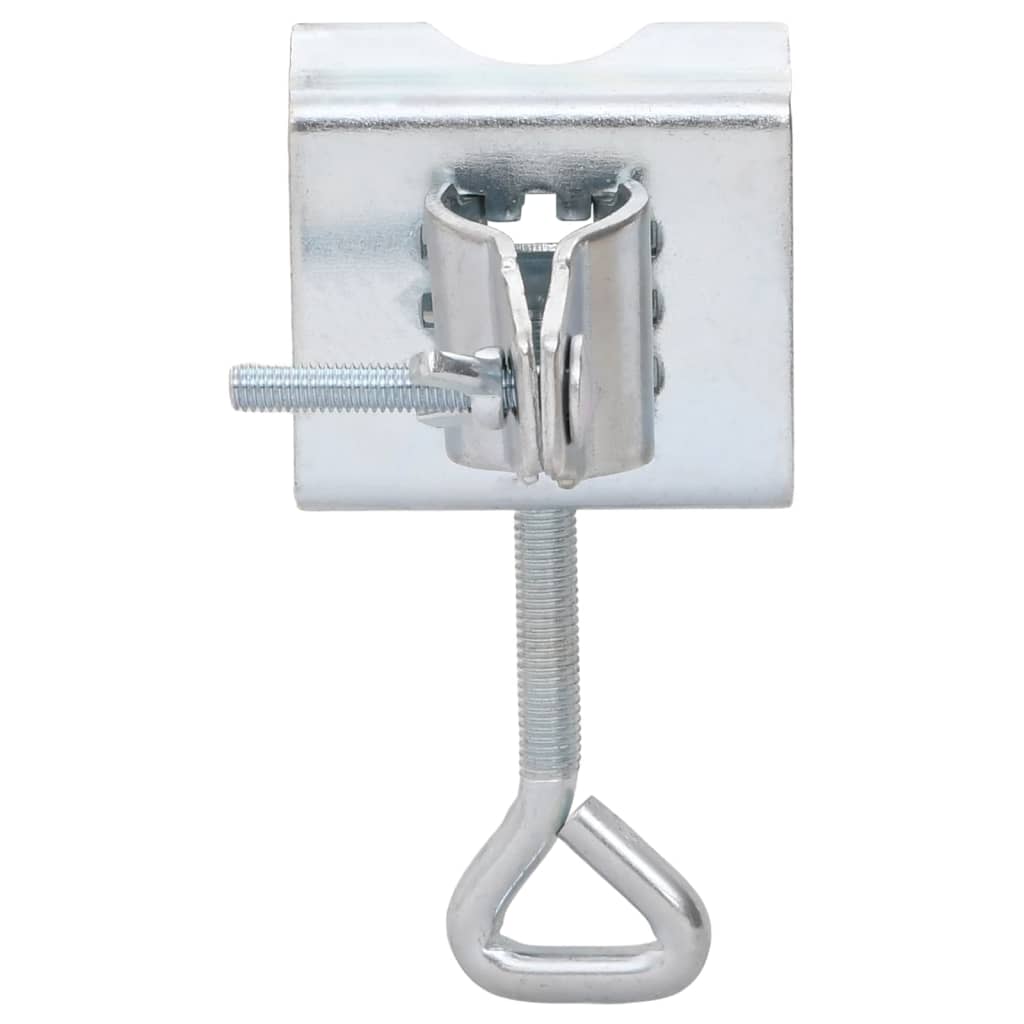 Pinces de parasol Vidaxl pour balcon 2 pcs 32 mm en acier galvanisé