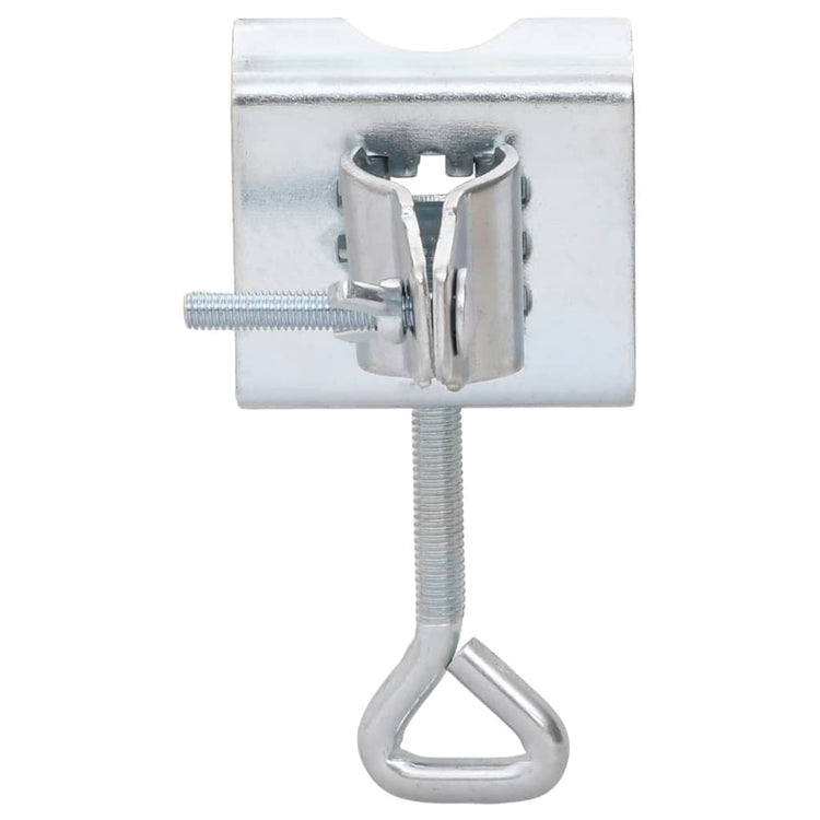 Pinces de parasol Vidaxl pour balcon 2 pcs 32 mm en acier galvanisé