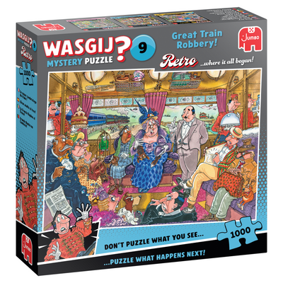 Rendre Puzzle Retro le Big Train Robbery 1000 pièces