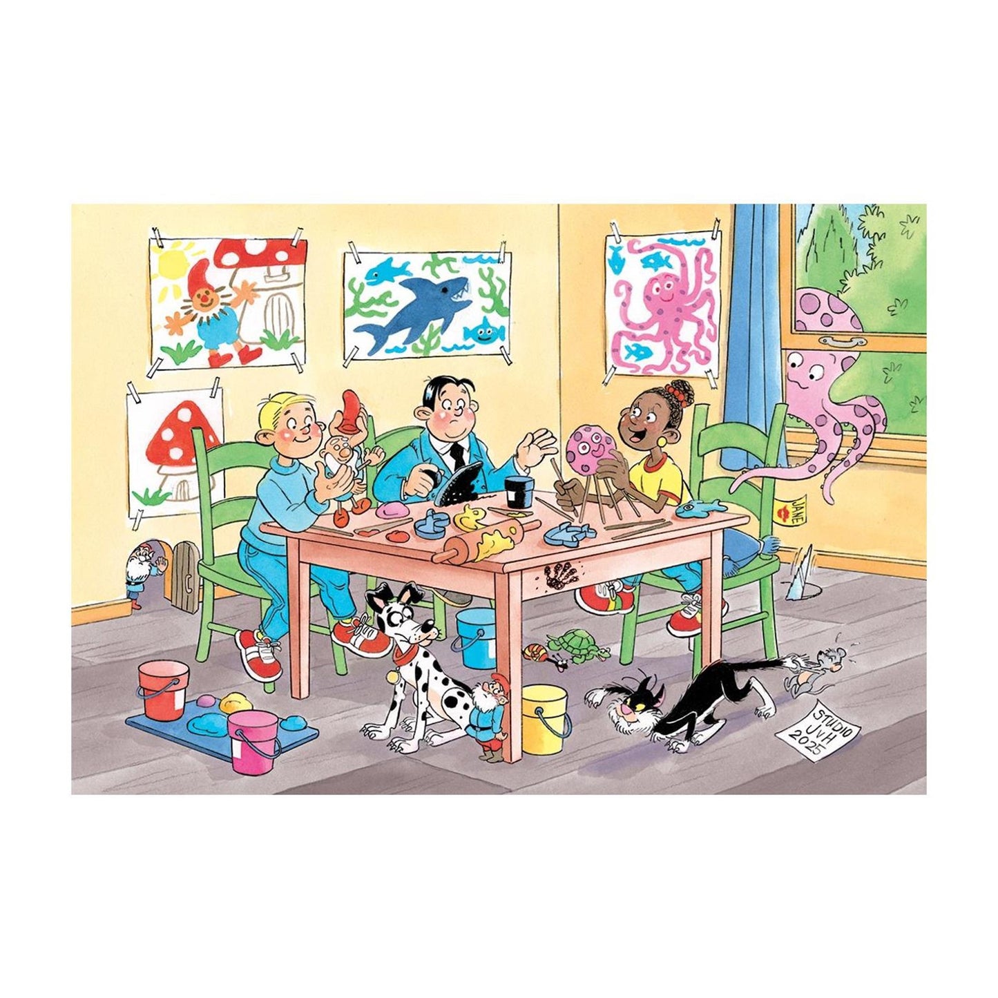 Jumbo jvh puzzle 20 créatif avec argile 150pcs