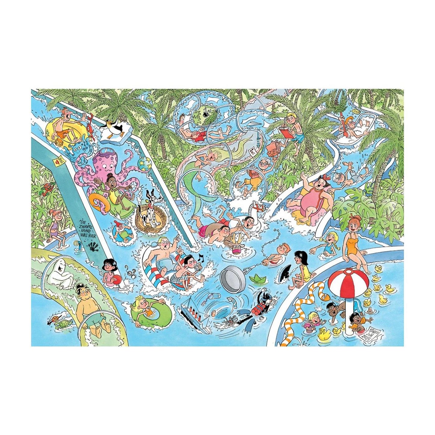 Puzzle jvh Jumbo 22 folie des toboggans aquatiques 360 pcs