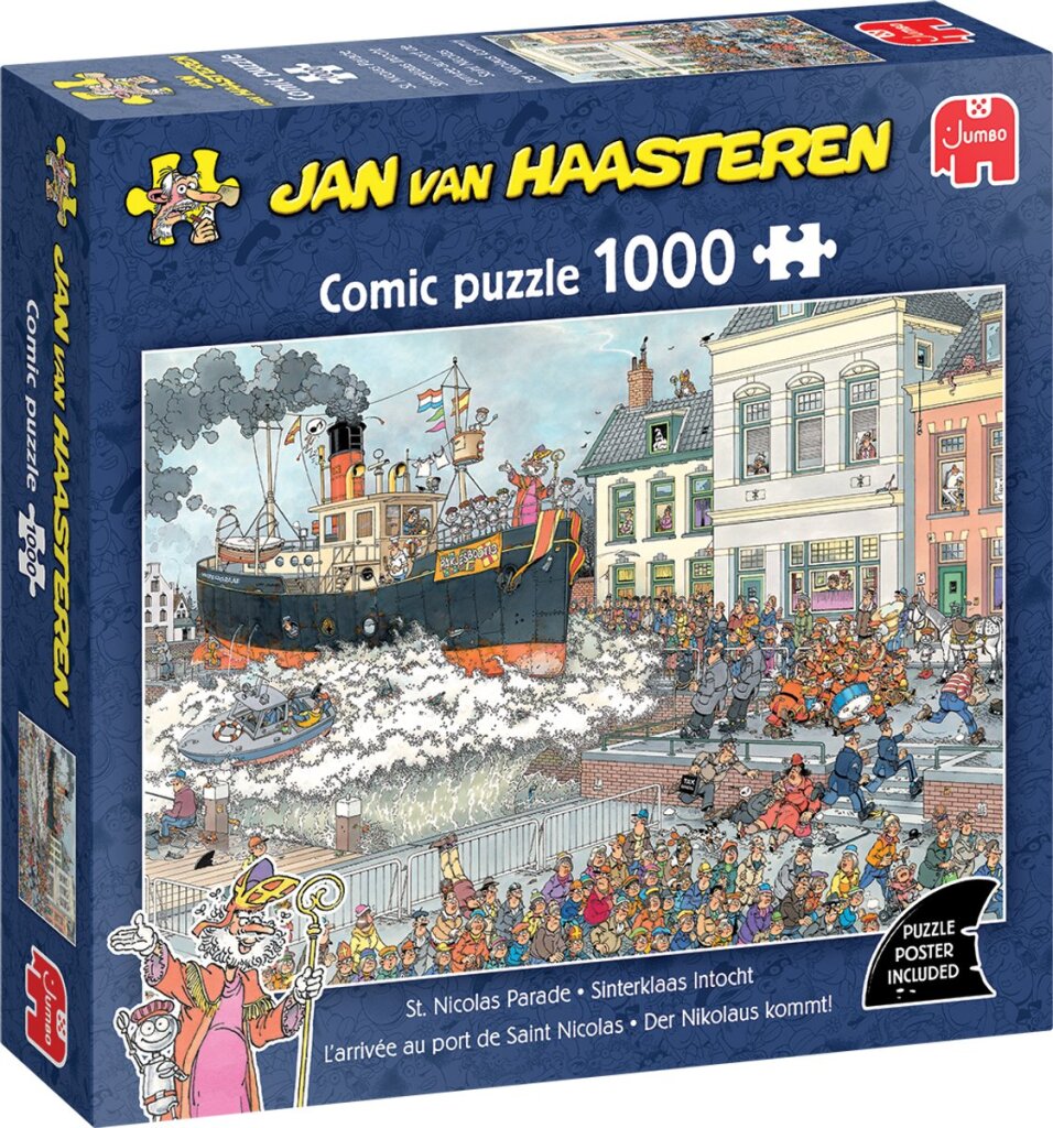 Arrivée du Jumbo Jan van Haasteren Sinterklaas
