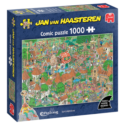 Puzzle Jumbo Jan van Haasteren - Forêt de conte de fées d'Efteling, 1000 pcs.