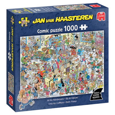 Puzzle Jumbo Jan van Haasteren - chez le coiffeur, 1000 pcs.