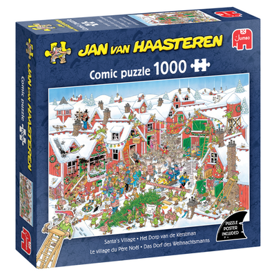 Puzzle jvh Jumbo Village du Père Noël 1000pcs