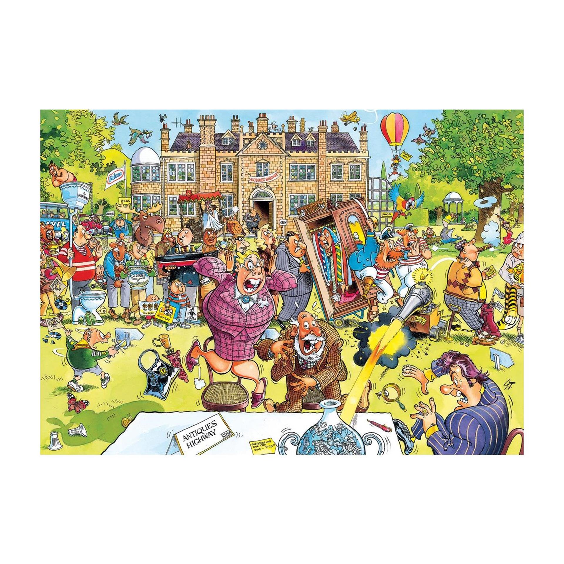 Puzzle wasgij rétro original 10 yacht antique 1000 | 2 pièces