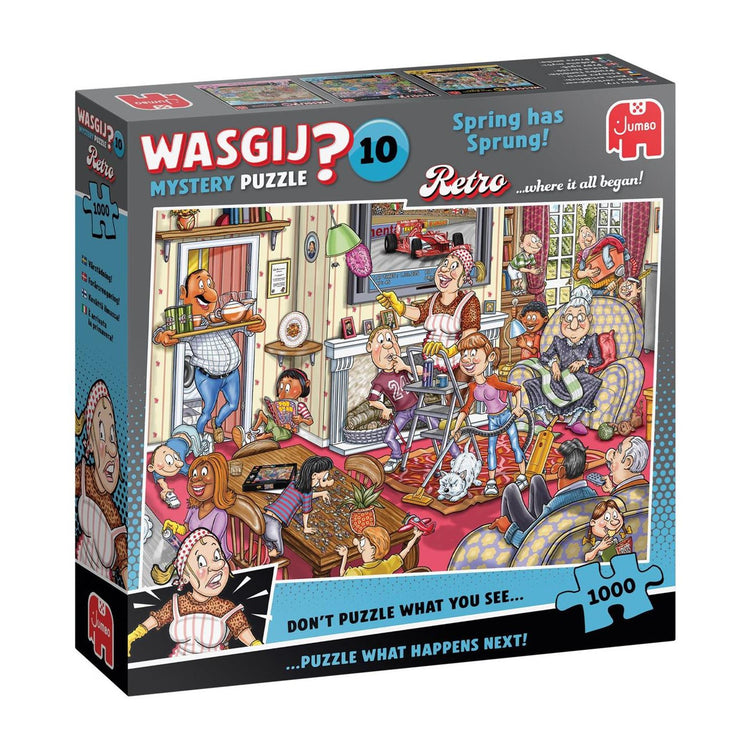 Jumbo wasgij retro mystère 10 - nettoyage de printemps ! - 1000 pièces.