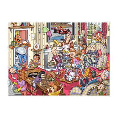 Jumbo wasgij retro mystère 10 - nettoyage de printemps ! - 1000 pièces.