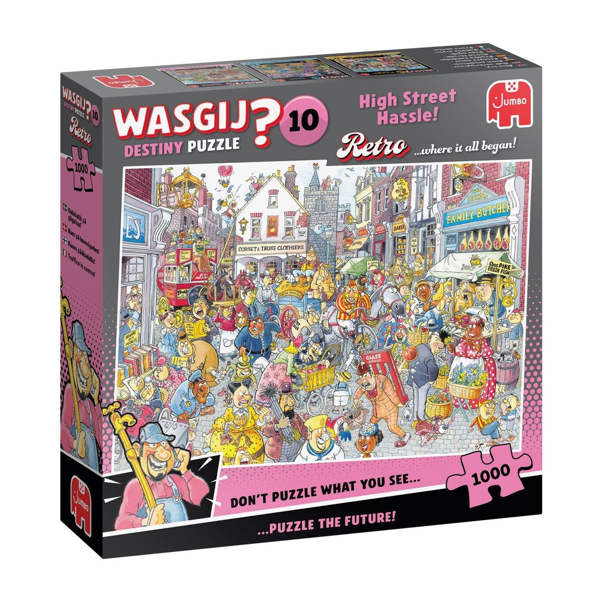 Puzzle wasgij retro destiny 10 chaos dans la rue commerçante (1000) | 2 pièces