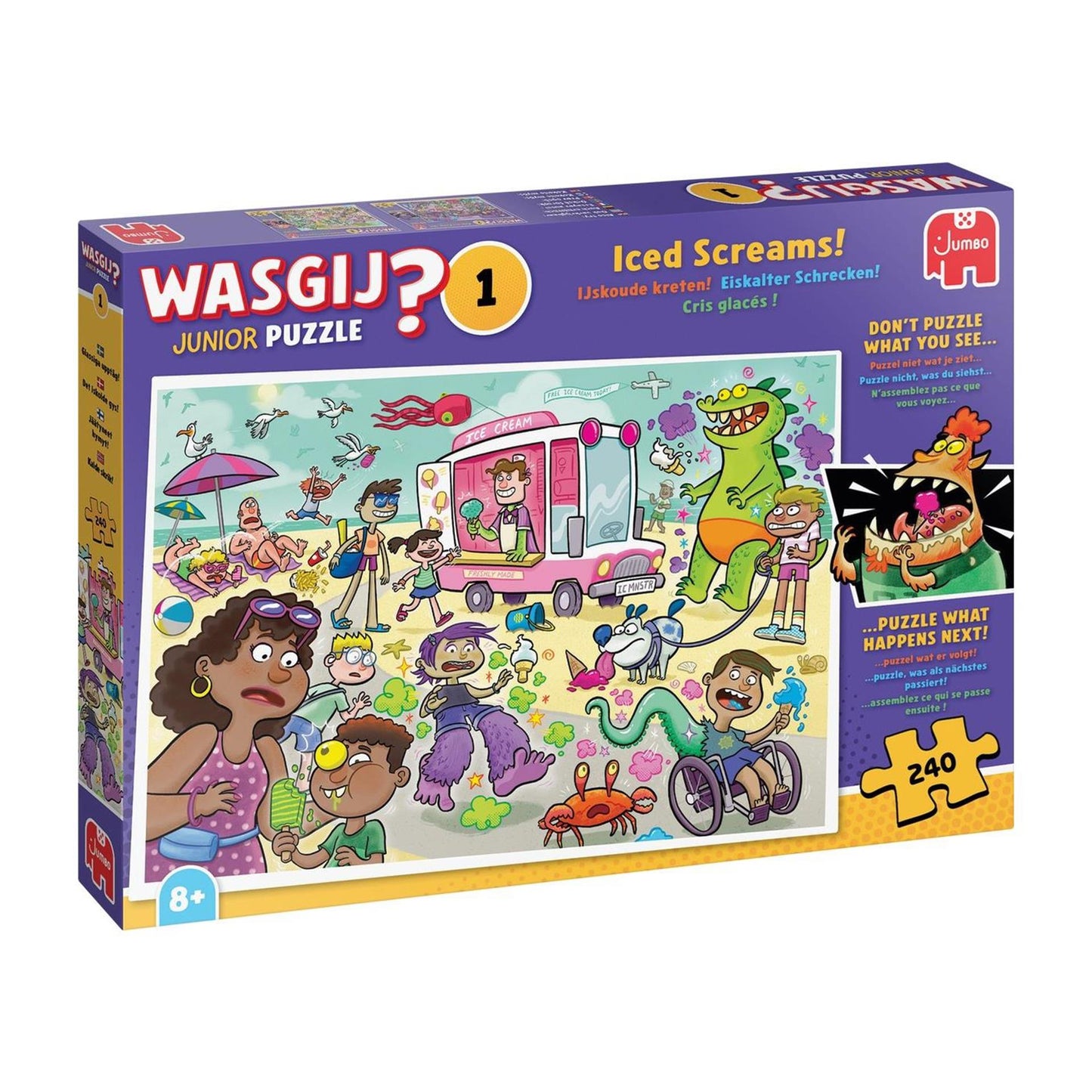 Jumbo wasgij junior1 glacé 240pcs