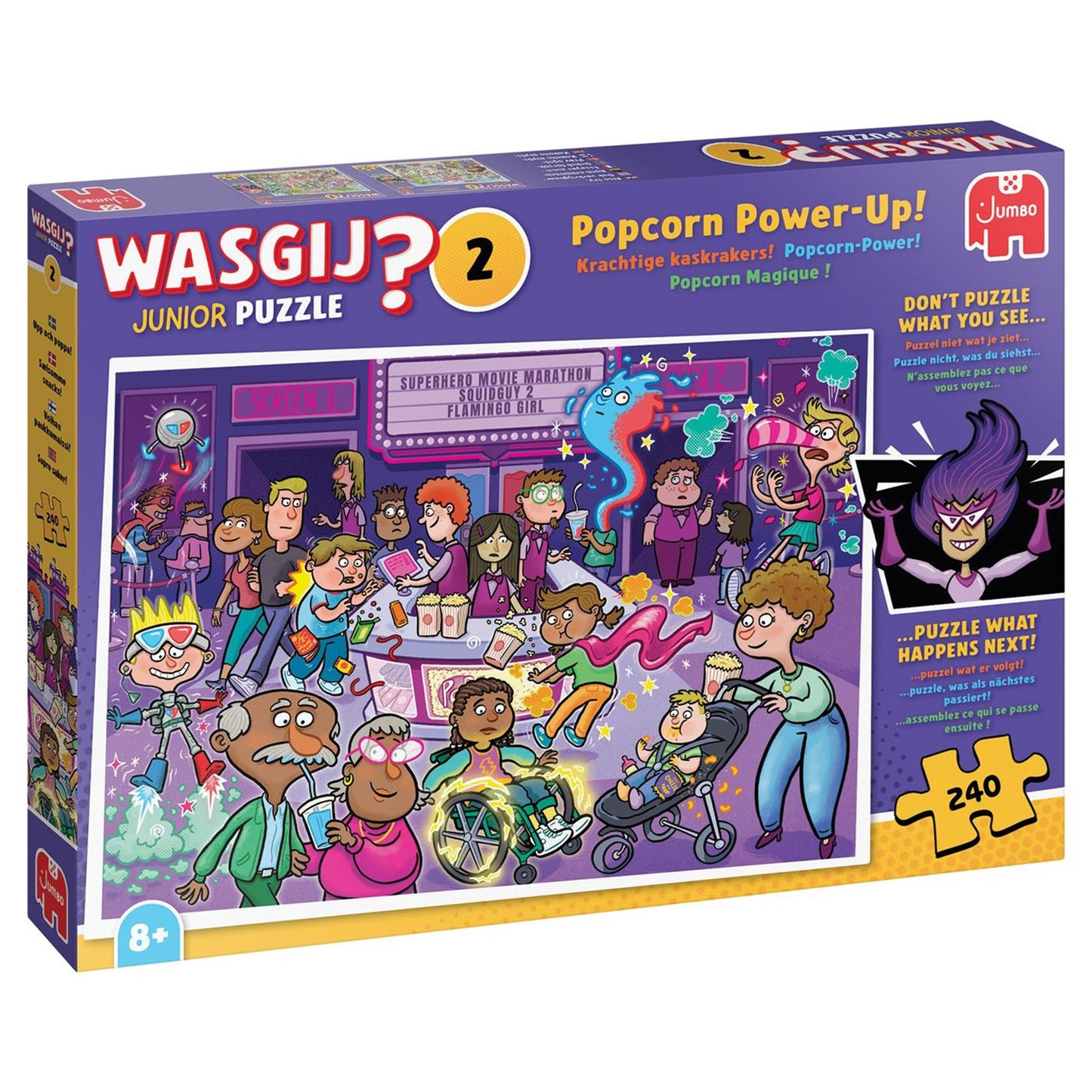 Jumbo wasgij junior 2 pop-corn 240pcs