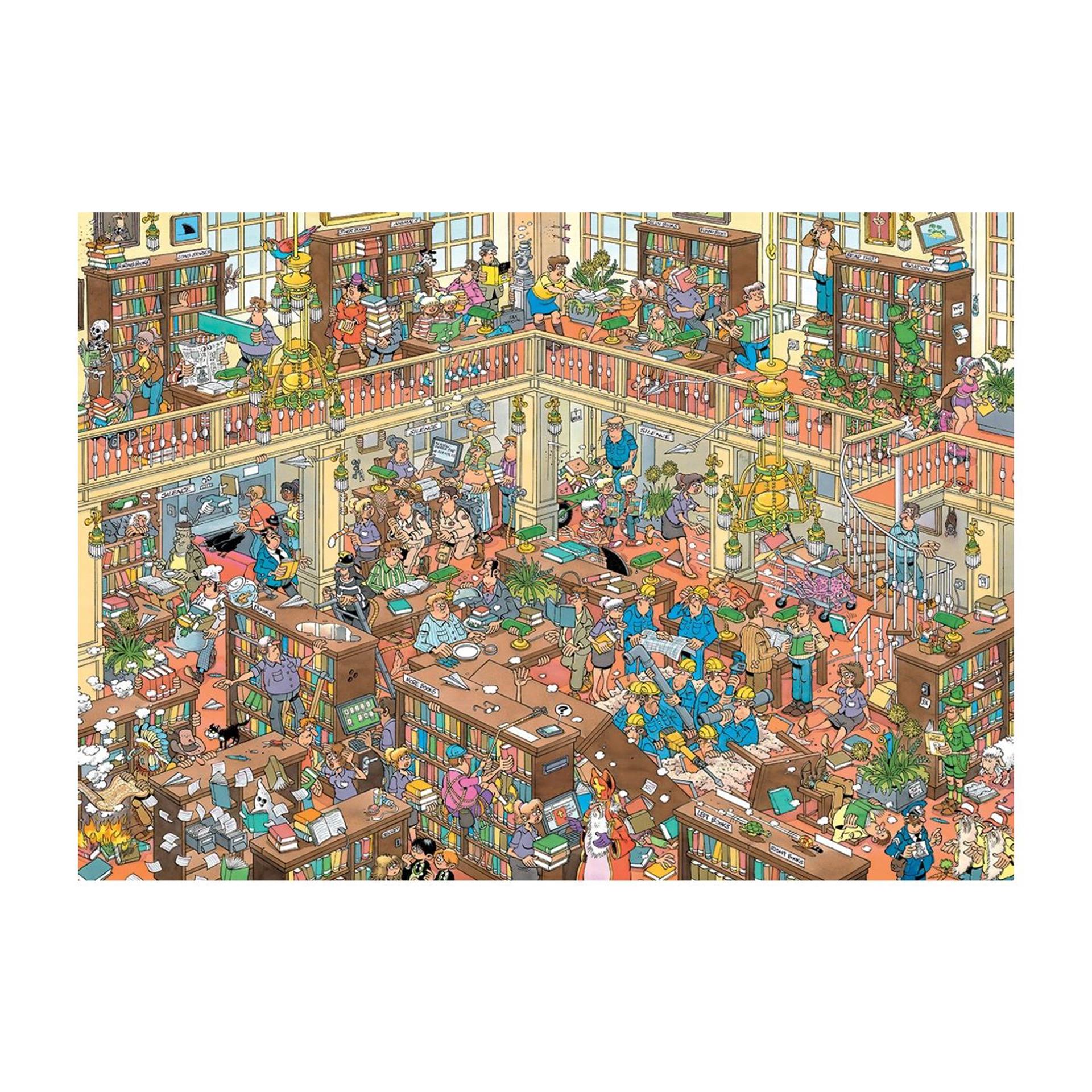 Jumbo jvh la bibliothèque 500 pièces xl
