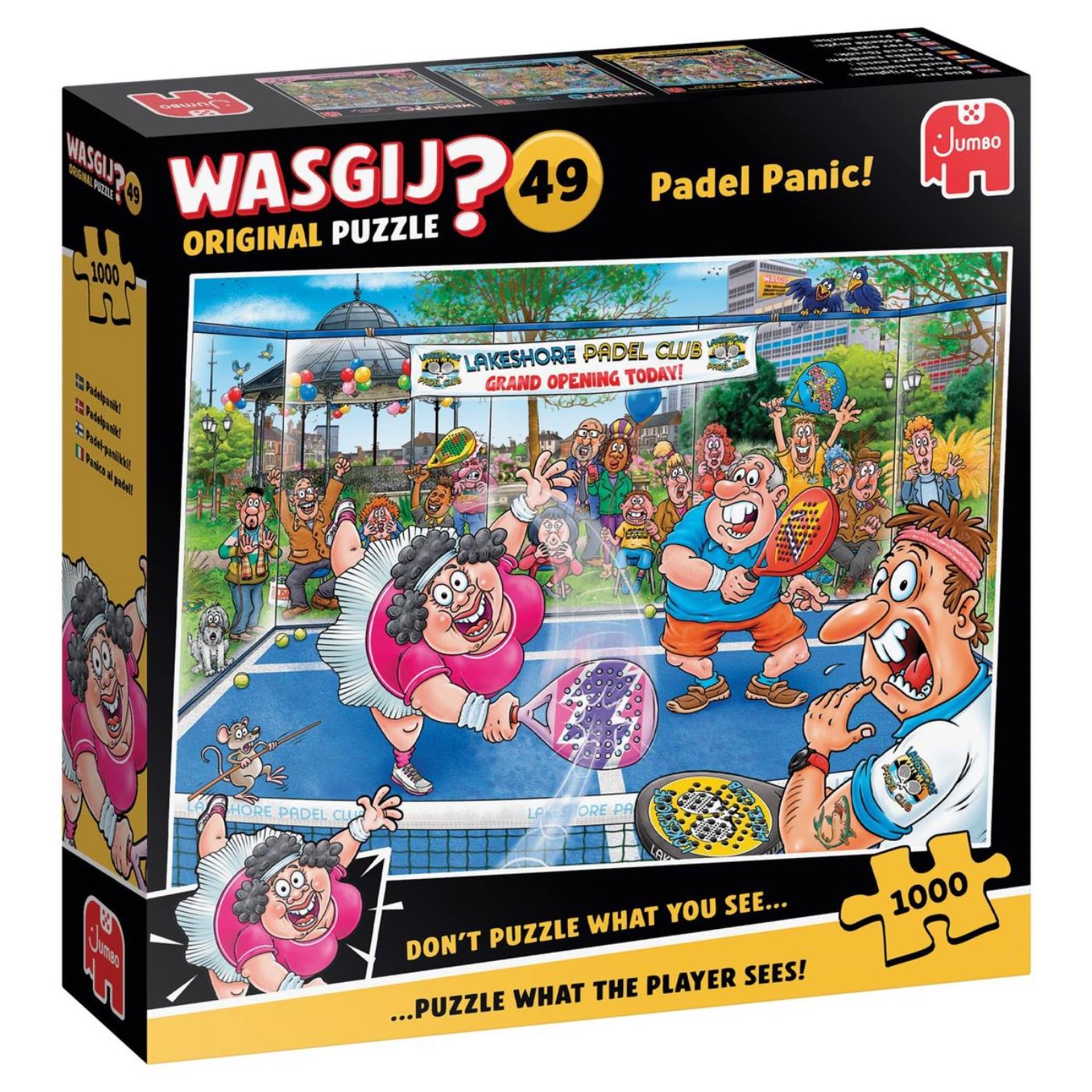 Jumbo wasgij original 49 terrain de padel 1000pcs