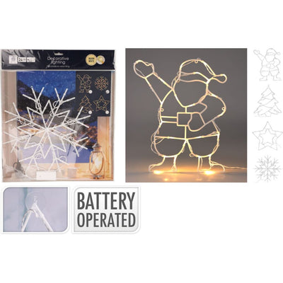 Excellent article ménager figurine de noël 24led blanc chaud différentes versions