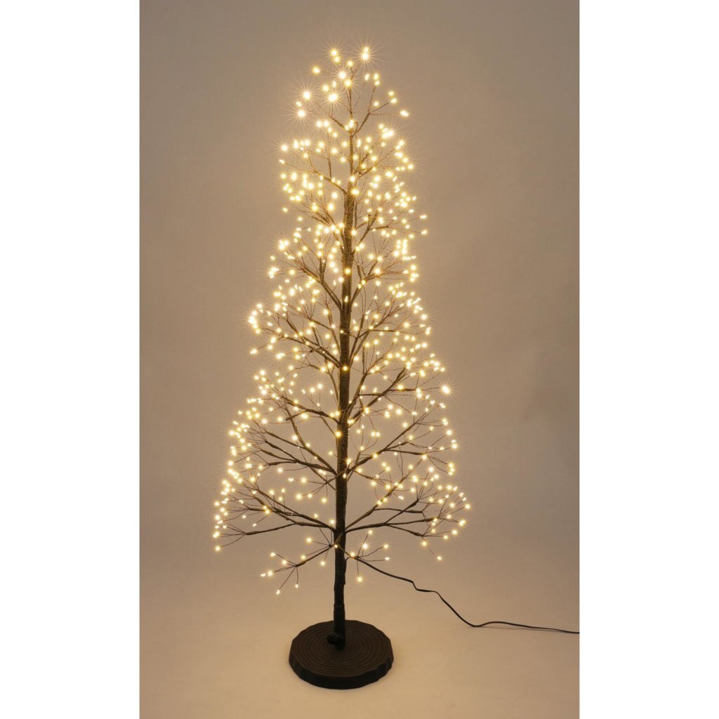Autres marques LED Tree 600 LEDS 100 cm noir
