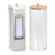 Eleganza support pour cotons 7,5x19,5 cm bambou transparent