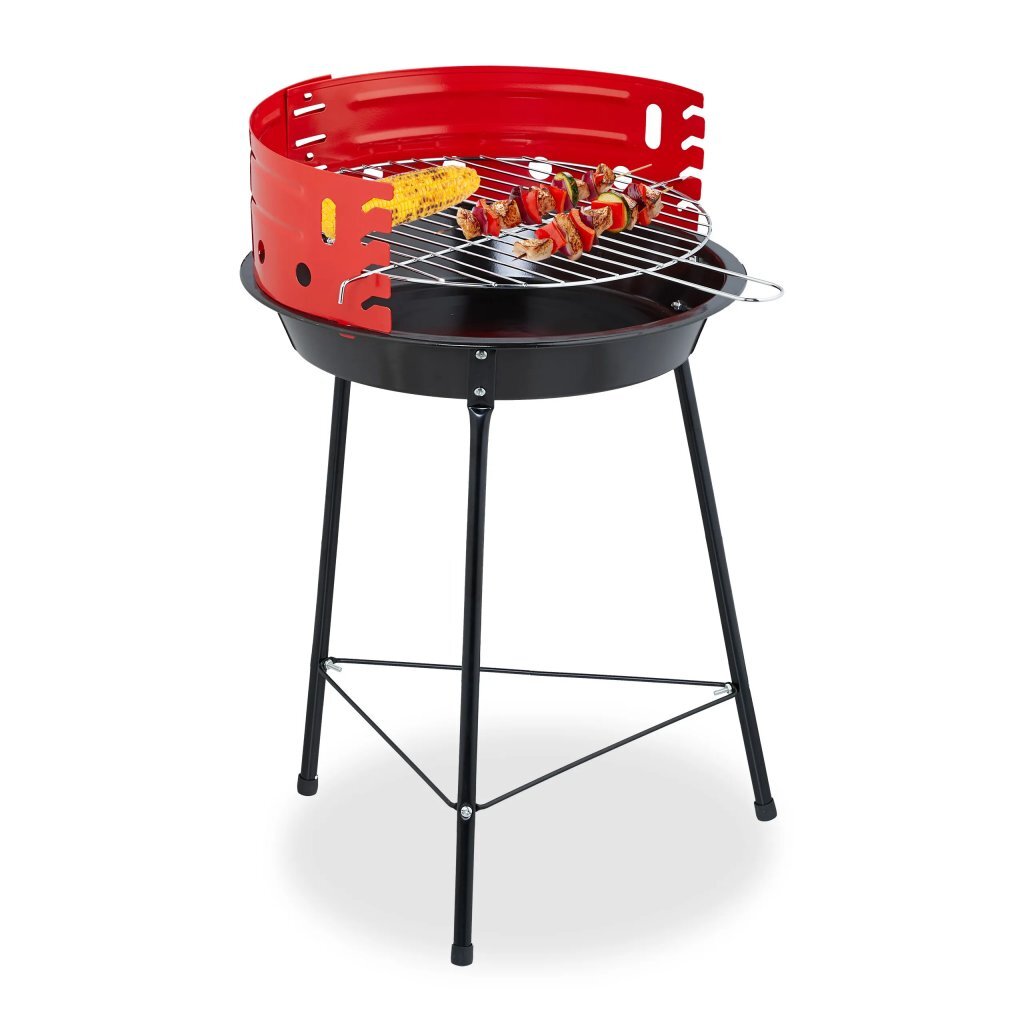 Vaggan bbq barbecue semi ouvert 33cm réglable