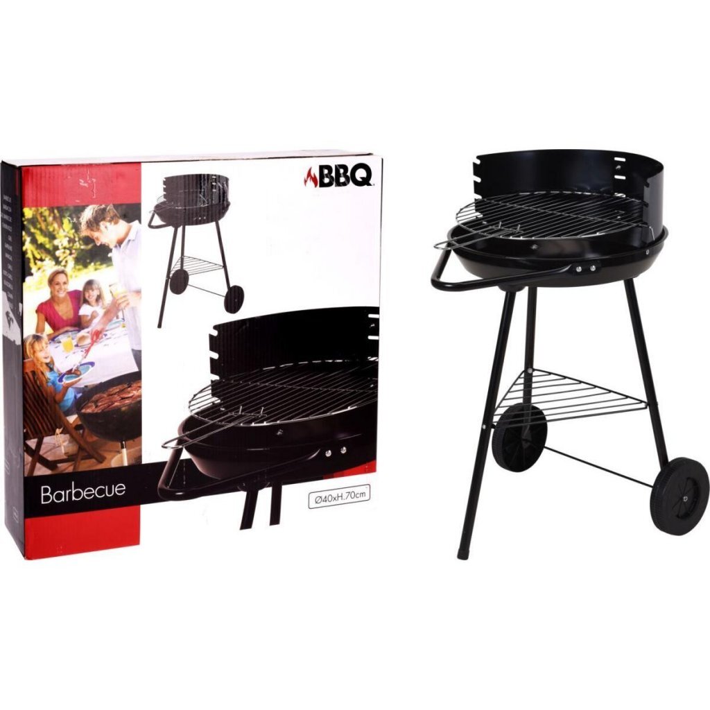 Barbecue barbecue 43x70 cm noir