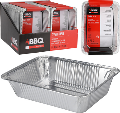 Récipient de préparation BBQ lot de 4 pièces | 36 pièces