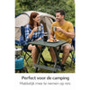 Table de camping de jardin Pro 50x43x43 plastique vert sauge