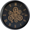 Excellente horloge murale analogique d'articles ménagers 40 cm or noir