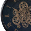 Excellente horloge murale analogique d'articles ménagers 40 cm or noir