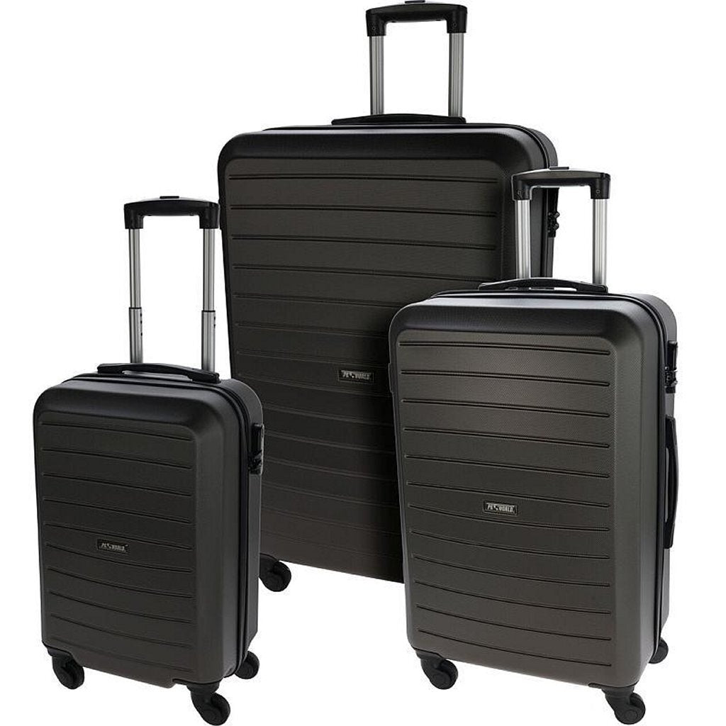 Autres marques set de valises proworld 50-60-70 cm anthracite